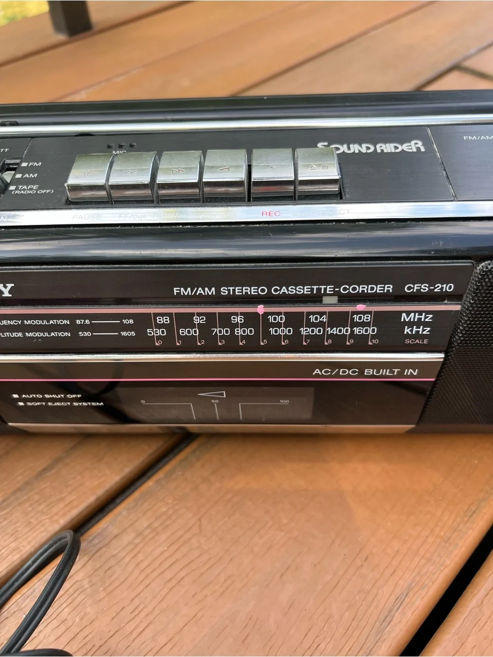 Sony portable am